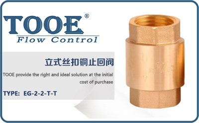 立式絲扣銅止回閥