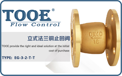 立式法蘭銅止回閥