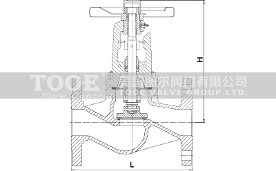 蒸汽波紋管截止閥結(jié)構(gòu)尺寸CAD圖紙 蒸汽波紋管截止閥結(jié)構(gòu)尺寸CAD圖紙
