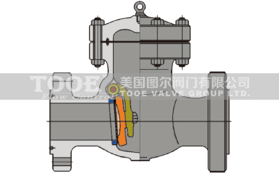 旋啟式法蘭鑄鋼止回閥構(gòu)造原理 旋啟式法蘭鑄鋼止回閥構(gòu)造原理