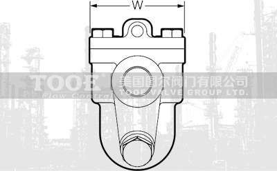 自由浮球式蒸汽疏水器結構尺寸CAD圖紙 自由浮球式蒸汽疏水器結構尺寸CAD圖紙