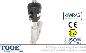 氣動焊接角座閥 氣動焊接角座閥