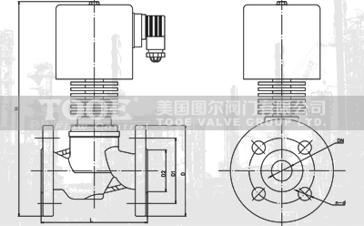 導(dǎo)熱油蒸汽高溫電磁閥結(jié)構(gòu)尺寸CAD圖紙 導(dǎo)熱油蒸汽高溫電磁閥結(jié)構(gòu)尺寸CAD圖紙